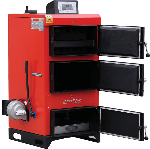 HEATING BOILERS WITH SOLID FUEL AUTOMATIC TEMPERATURE CONTROLLED 3-PASS WITH TRAY