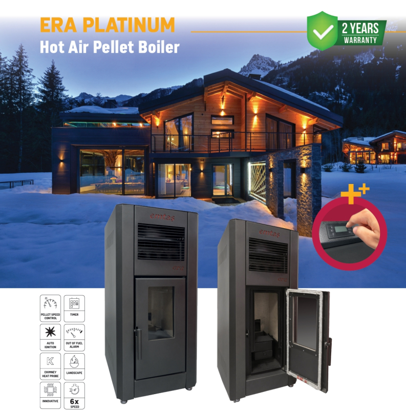 ERA PLATİNYUM Hot Air Pellet Boiler
