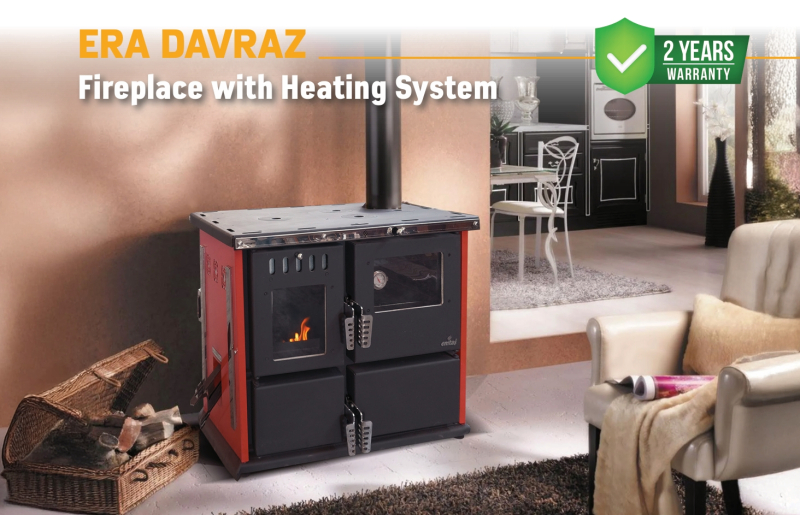 ERA DAVRAZ Fireplace with Heating System